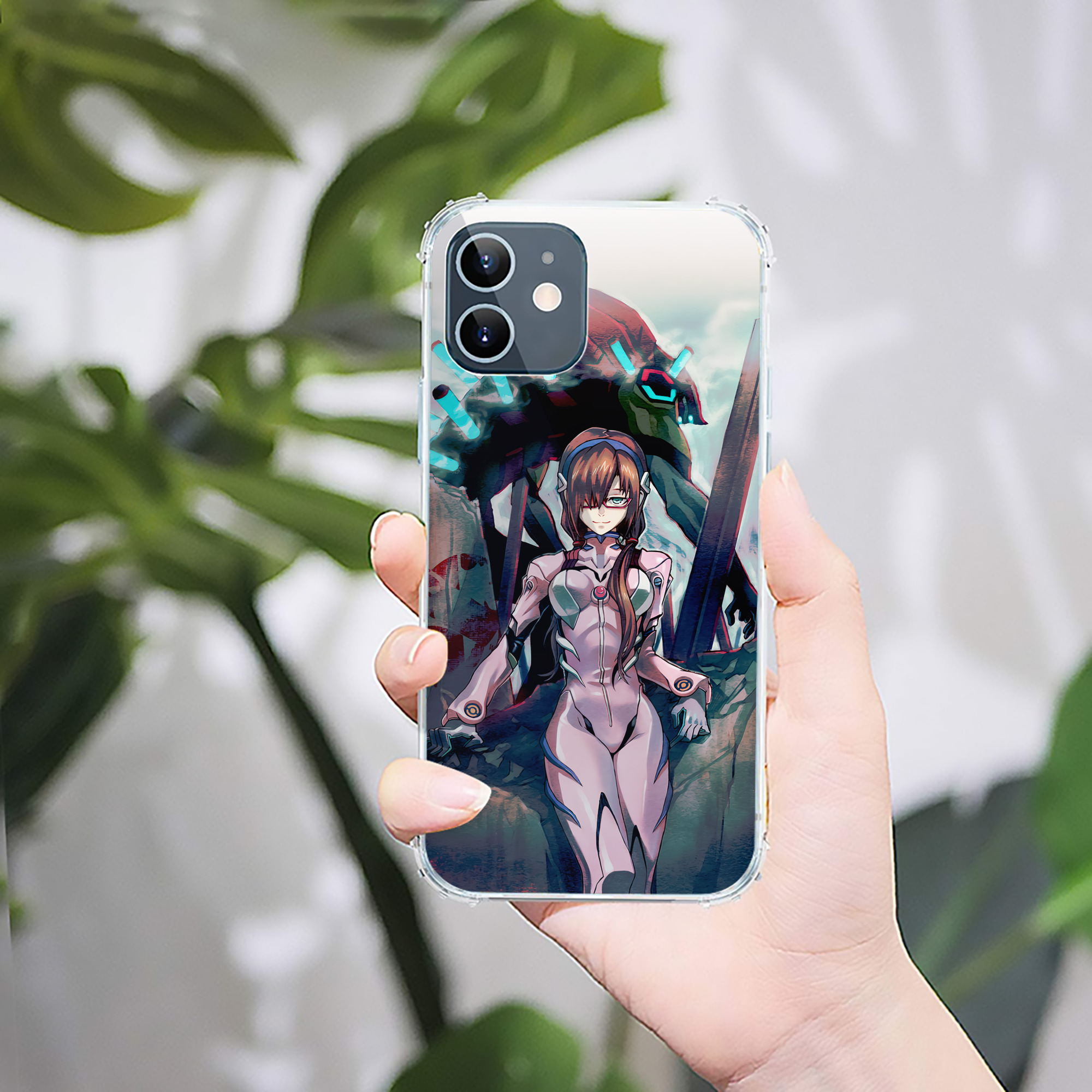 （画像用） EVA 新世紀エヴァンゲリオン 【iPhone 12シリーズ対応】透明スマホケース（クリアソフトケース）